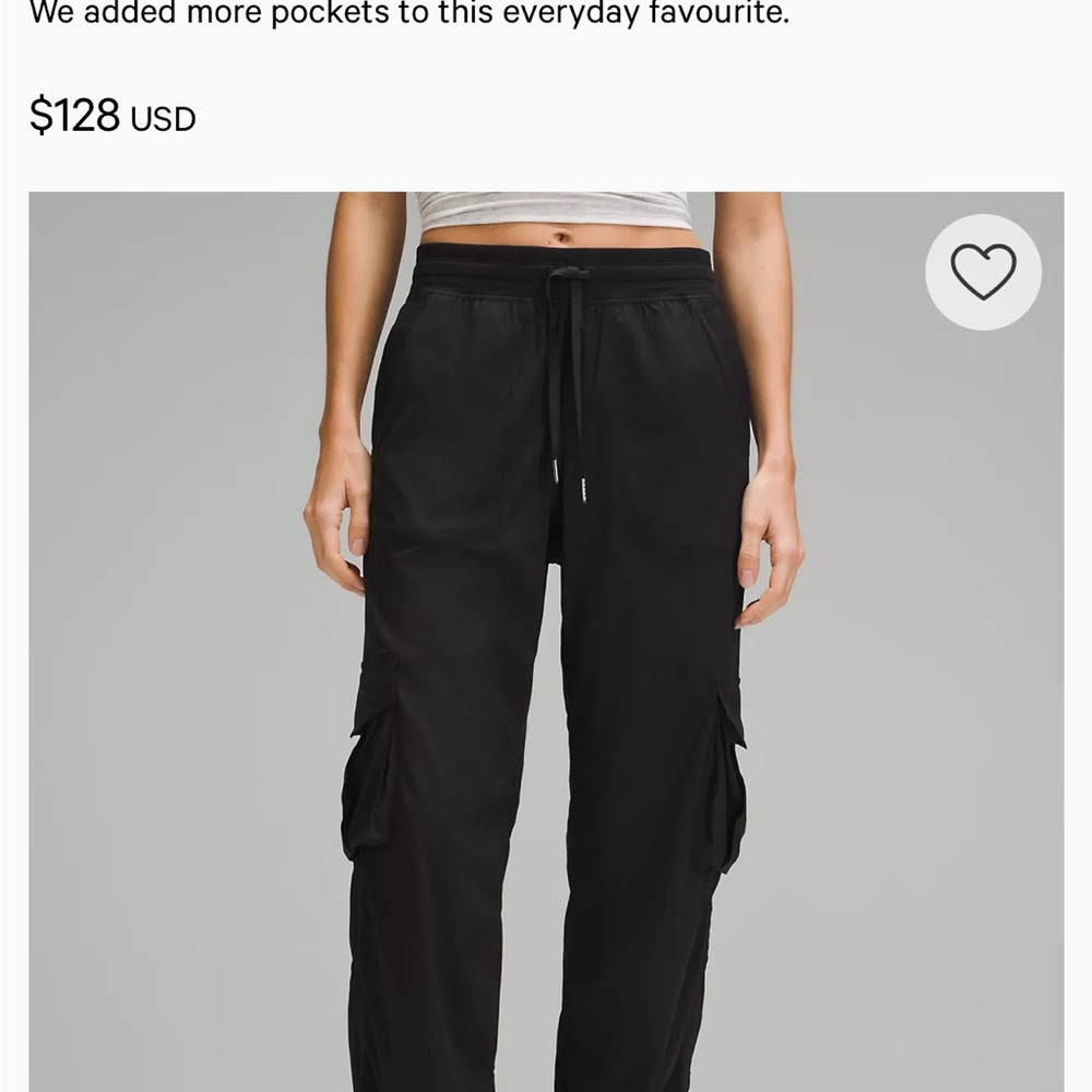 Lululemon Dance Studio Relaxed Fit Mid-Rise Cargo Pant